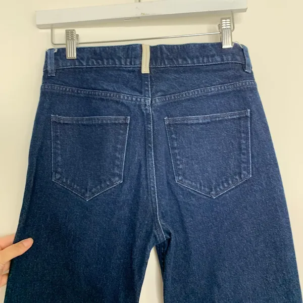 Wandler Daisy Flared Dark Blue Jeans Womens Size 26 - Image 8