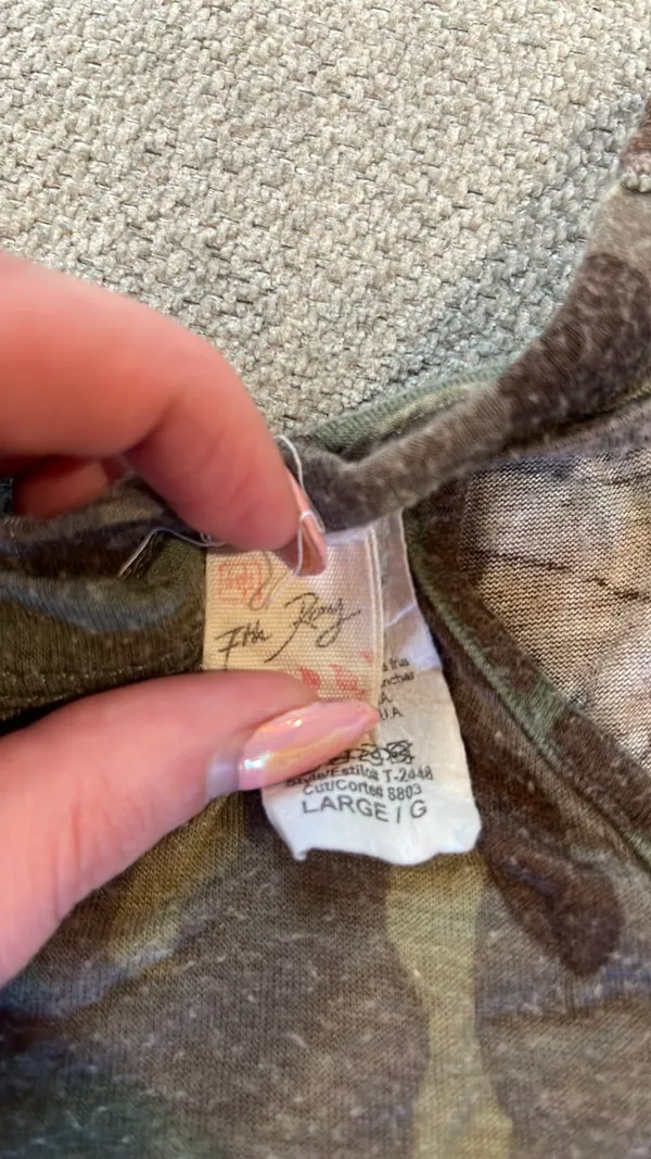 Camo Tank Top Size L - Image 2