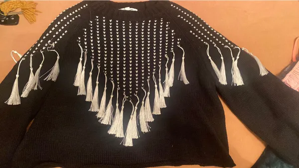 12th Tribe Tassel Sweater - Image 3