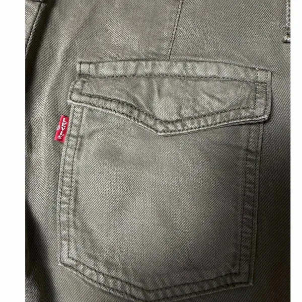 Levi’s Baggy Dad Cargo Tencel Pants Green - Image 8