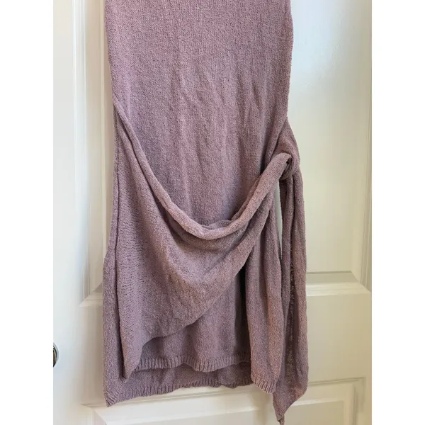 Free‎ People Beach Poppy Sweater Mini Dress Ochid Rain Size XS Beach Roma… - Image 9
