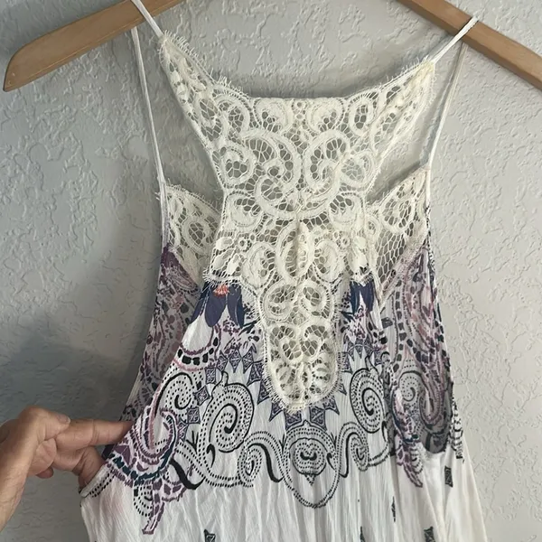 Free People Intimately Lace Mini Dress Purple Boho Indie Festival Stagecoach - Image 6