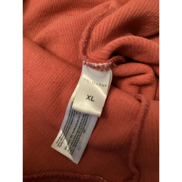 Primark One Shoulder Crinkle Rust Burnt Orange One Piece Bathing Suit XL - Image 2