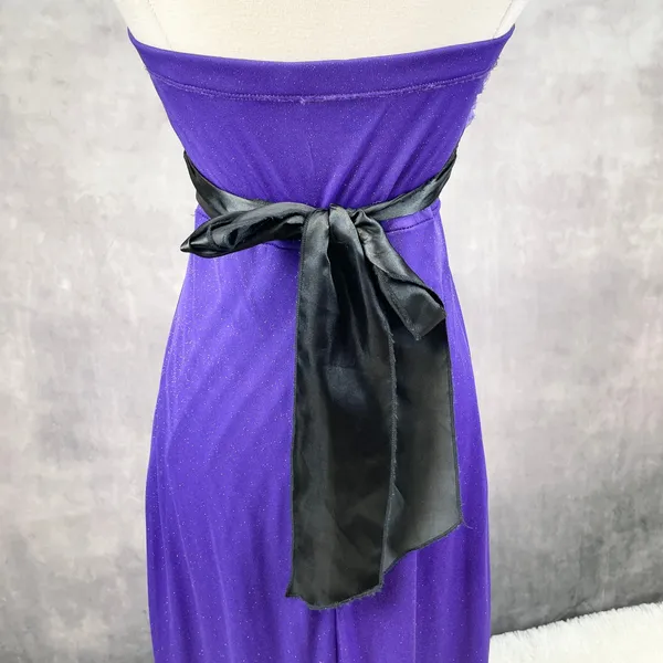 Ruby Rox Women Formal Dress Size M Empire Waist Y2K Prom Glam HoCo Glitter Party - Image 4
