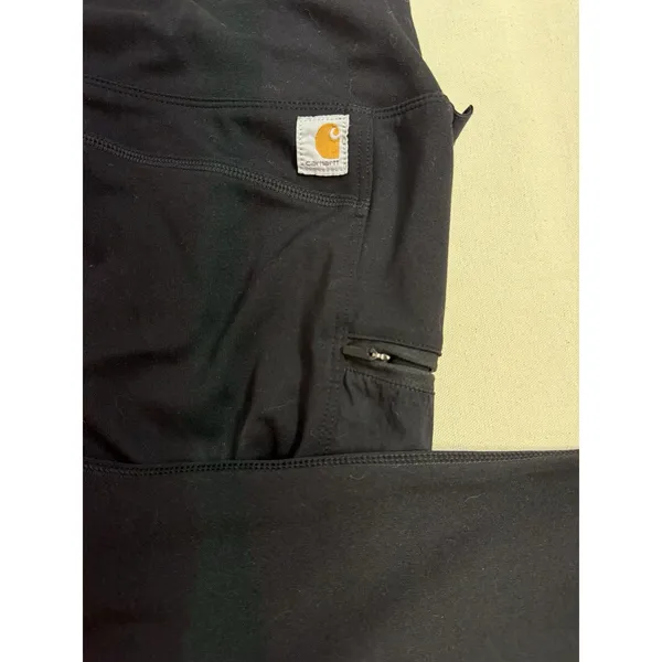 CARHARTT Women Force Fitted Utility Pants Leggings Womens M ) Black (e5) - Image 7