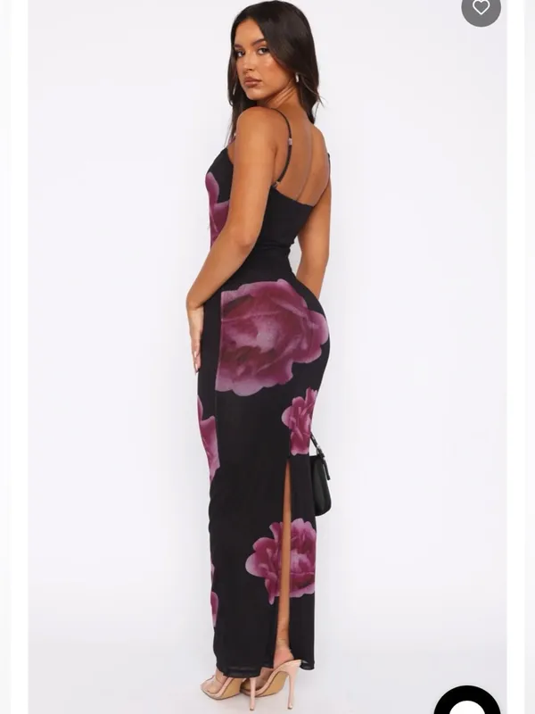 White Fox ThingsI should have said maxi dress in midnight Peony SZ:S - Image 4