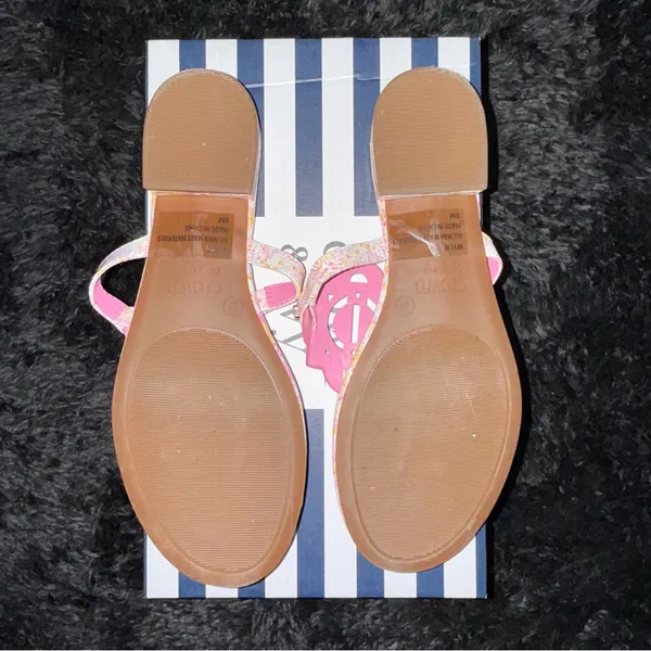 Crown & Ivy™ Wylie Thong Sandals - Pink Paisley Print - Image 5
