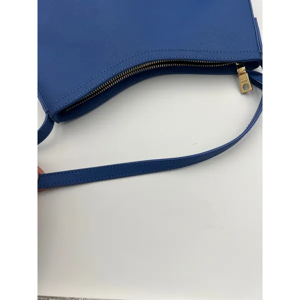 DKNY Blue Shoulder Bag Chic Modern Handbag Designer‎ Purse Small - Image 9