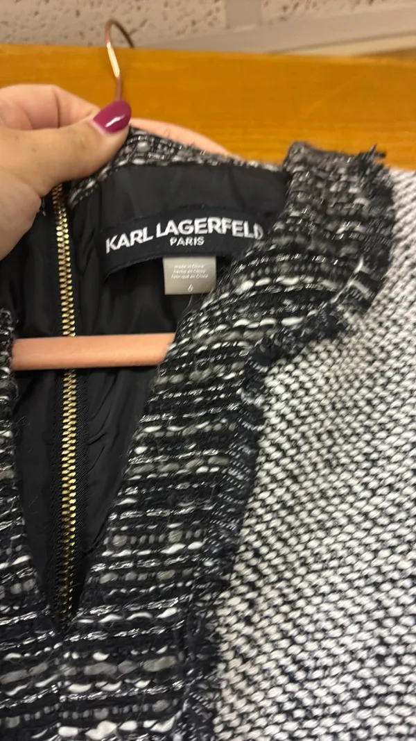 Karl Lagerfeld Paris Dress Tweed - Image 3