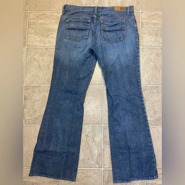 Stylish X2 Medium Blue Flare Women's Jeans - Image 3