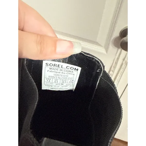 Sorel Addington Chelsea Leather Boots Block Heel Minimalist Gorp Waterproof - Image 6
