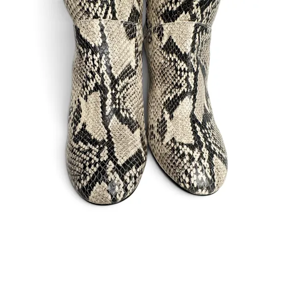 Cole Haan Glenda Snake-Embossed Knee-High Block Heel Boots - Image 7