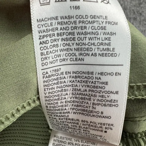Athleta Vienna‎ Cargo Skirt Skort 2 Green Stretch Golf Sports Outdoors UPF 50+ - Image 12