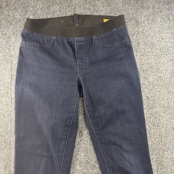 Tory Burch Denim Leggings Women’s 27 Dark Wash Pull-On Skinny Jeans EUC - Image 2