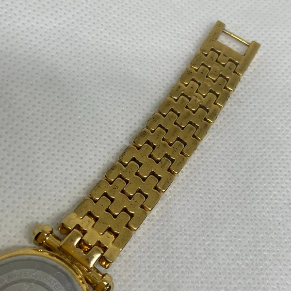 Westar Swiss Eb women’s watch gold tone 25mm quartz analog links band 6”running - Image 6