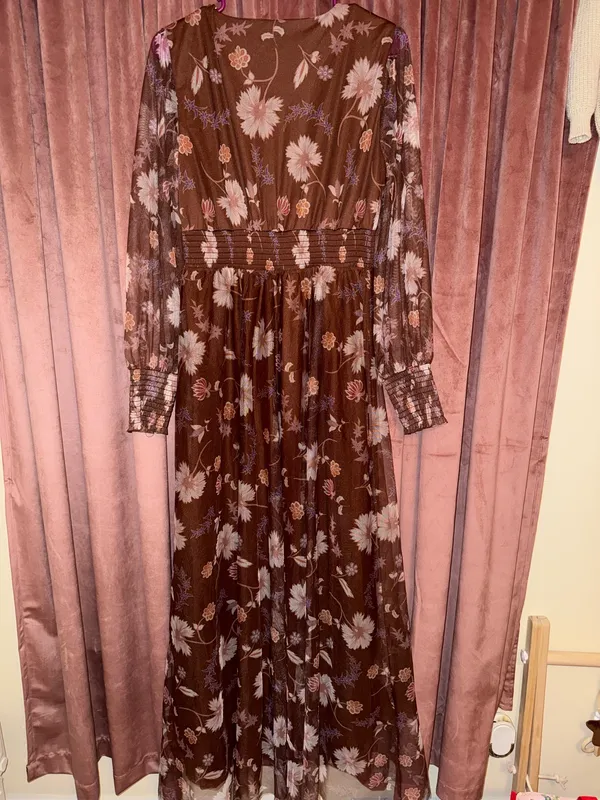 Baltic Born Dress Maxi Floral brown - Image 2