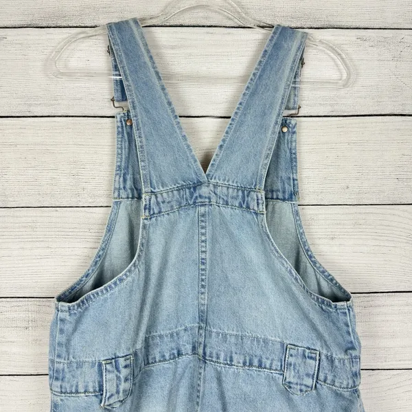 We The Free People‎ Edie Denim Skirtall Sz Large Skirt Overalls Boho Western - Image 6