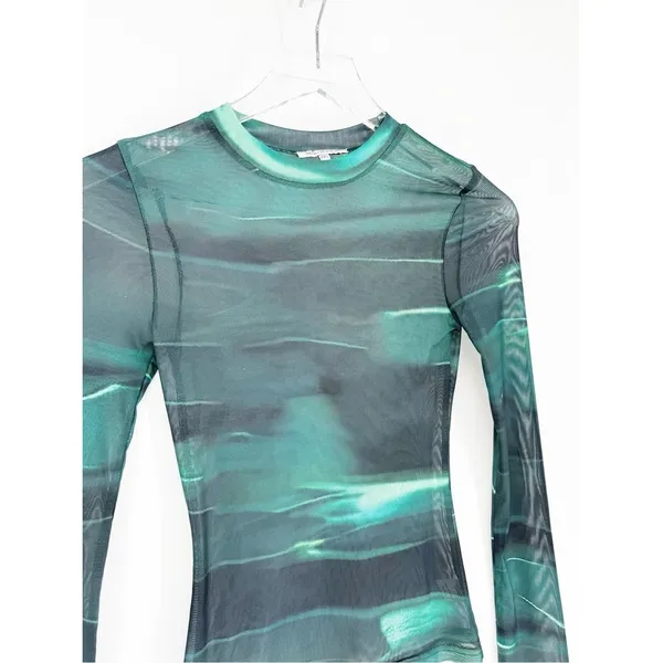 Remi x Revolve Shelley Sheer Long Sleeve Top Women's‎ XXS - Image 4