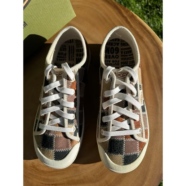 KEEN Womens Elsa Harvest Leather Suede Patchwork Lace Up Sneakers Size 7 - Image 6