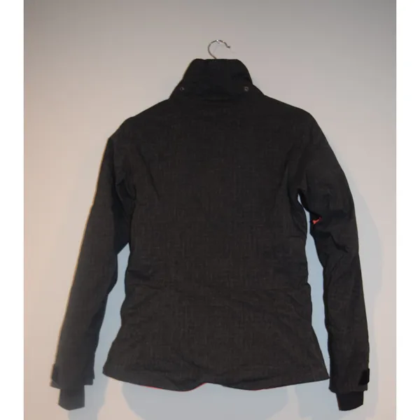 Salomon Women's Advanced Skin Dry Ski Snowboard Jacket Size S Charcoal Red‎ - Image 2