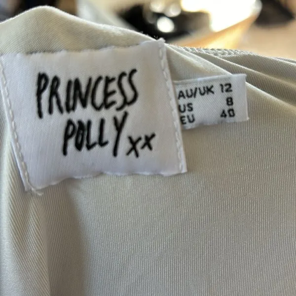 Princess Polly Oscar Strapless Floral Mini Dress Navy Size 8 - Image 9