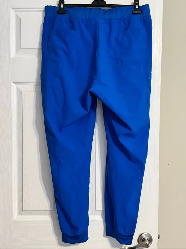 Womens Maevn Momentum Royal Blue Stretch Pull-on Yoga Waist Joggers 5092 Size XL - Image 4