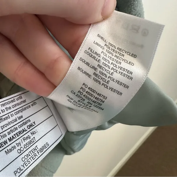 Aritzia TNA Cozy Fleece Boyfriend Shirt Shacket Jacket Sage Green 1 (XS) - Image 7