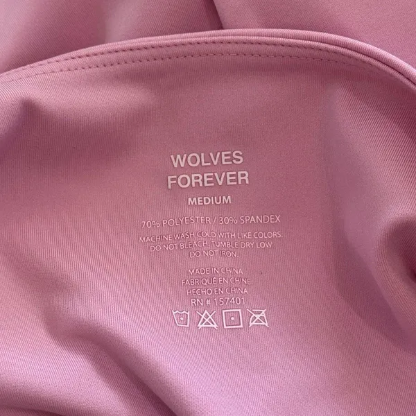 Darc Sport Wolves Forever IYKYK Wolves Pearl Shorts Pink Pearl Size Medium - Image 7