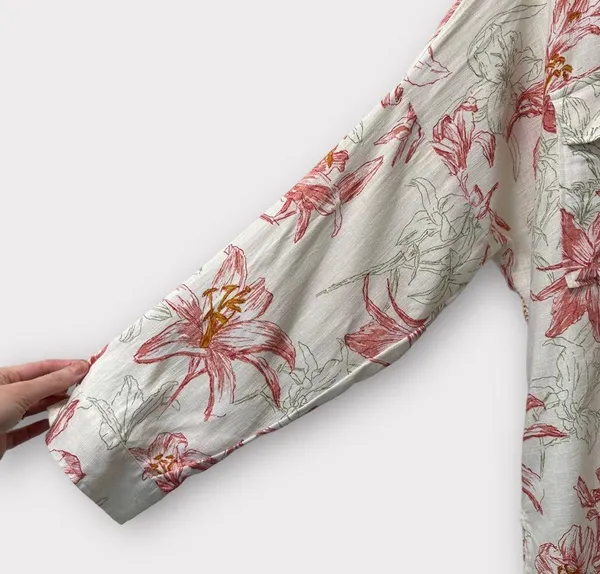 Zara Floral Tunic Blouse - Image 4