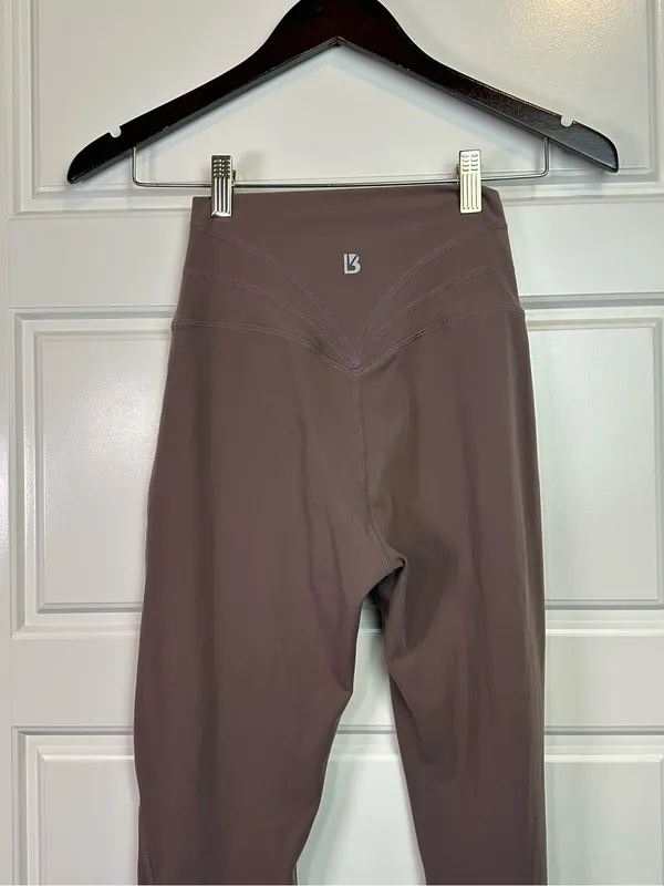 Buffbunny Legacy Ultra High Rise Performance Athletic Leggings Mocha Size Small - Image 4