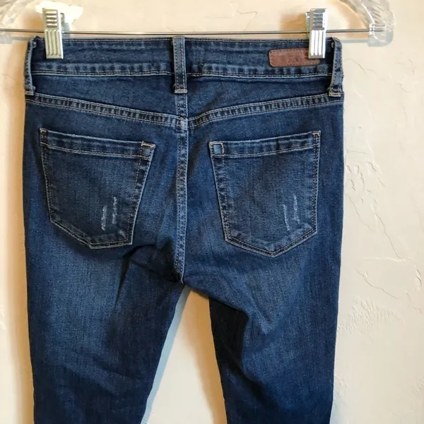Just Us‎ Distressed Raw Hew Denim Jeans - Image 7