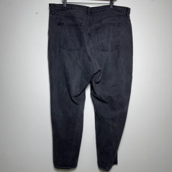 Abercrombie & Fitch Womens Jeans 18R Black Curve Love The Loose High‎ Rise 34 - Image 7