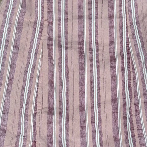 Alexis Brandy Dress In Rose Mini Stripes Linen Blend Women’s Large - Image 5