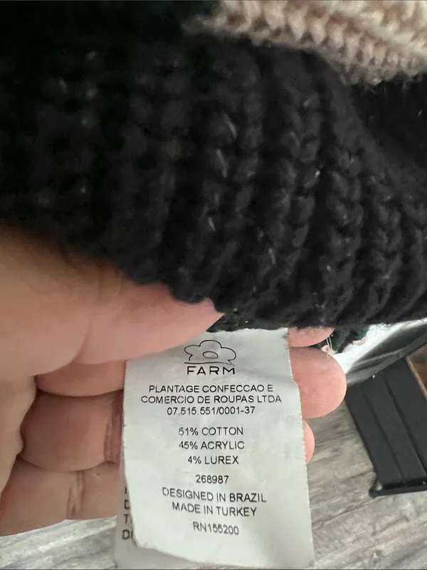 Farm Rio by Anthropologie striped sweater, size xxs ®️ - Image 9