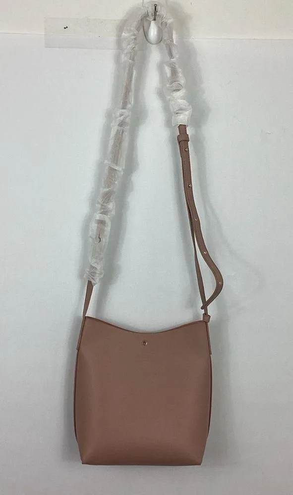 Anthropologie Samara Vegan Leather Crossbody Bag Peony Pink - Image 5