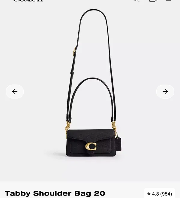 Coach Purse Black - Image 2