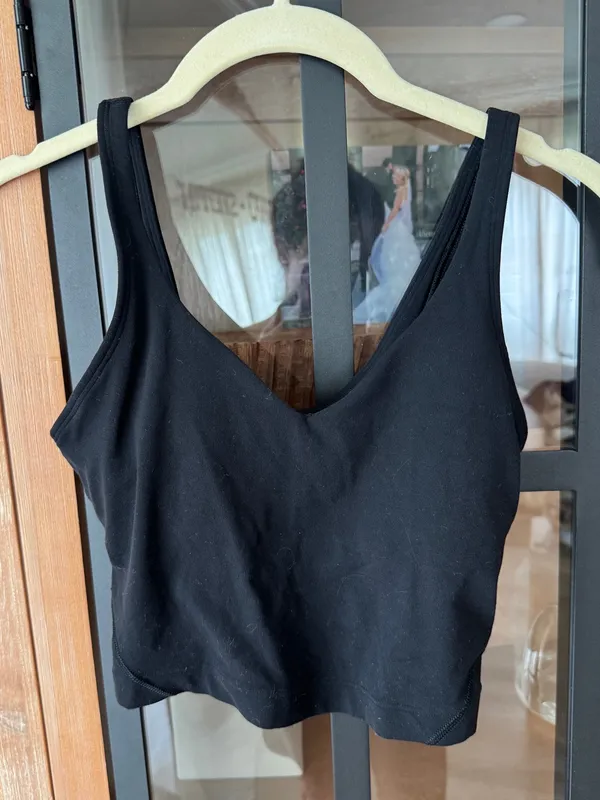 Lululemon align tank top cropped top long line sports bra workout - Image 3