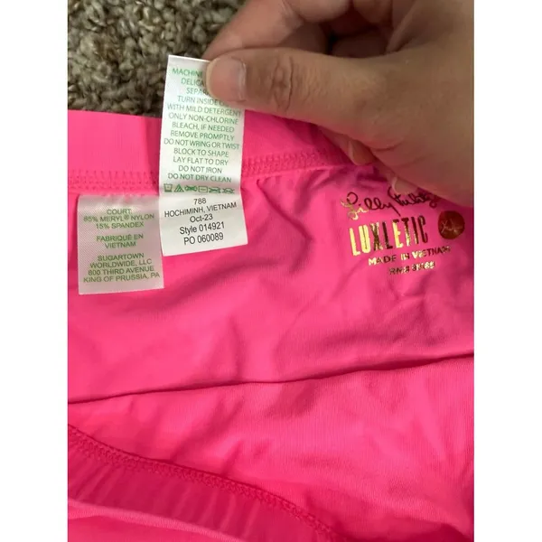 Lilly Pulitzer Meryl Luxletic Golf Dress Under Shorts Women’s XL Blossom Pink - Image 5