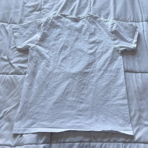 Womens Size Medium Short Sleeve T-Shirt Tee‎ White Acores Portugal 100% Cotton - Image 7