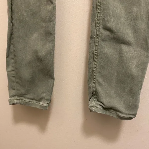 Free People Womens Jeans Size 29 30” Sage Green 61855-16515125 Distressed 30x26 - Image 4