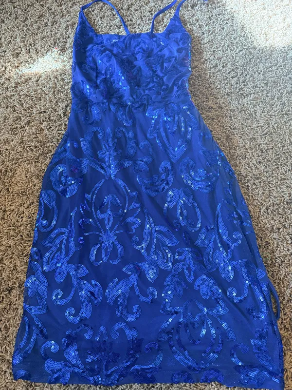 Blue short dress. Size XS - Image 3