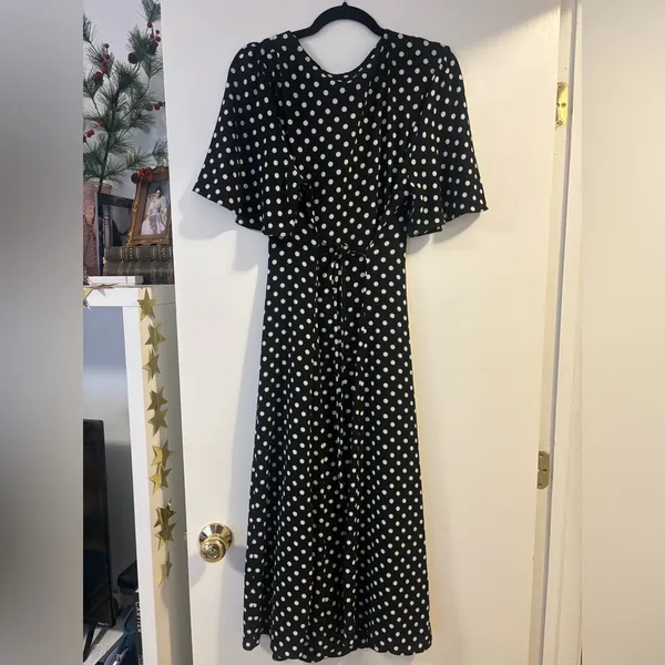 ASOS Design Polka Dot Maxi Dress - Image 3