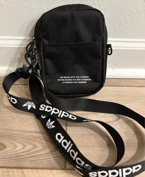 Adidas Crossbody Black Bag - Image 2