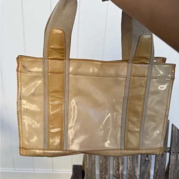 Tory Burch Coated Twill‎ Mini Tory Tote SEE PHOTOS. W - Image 3