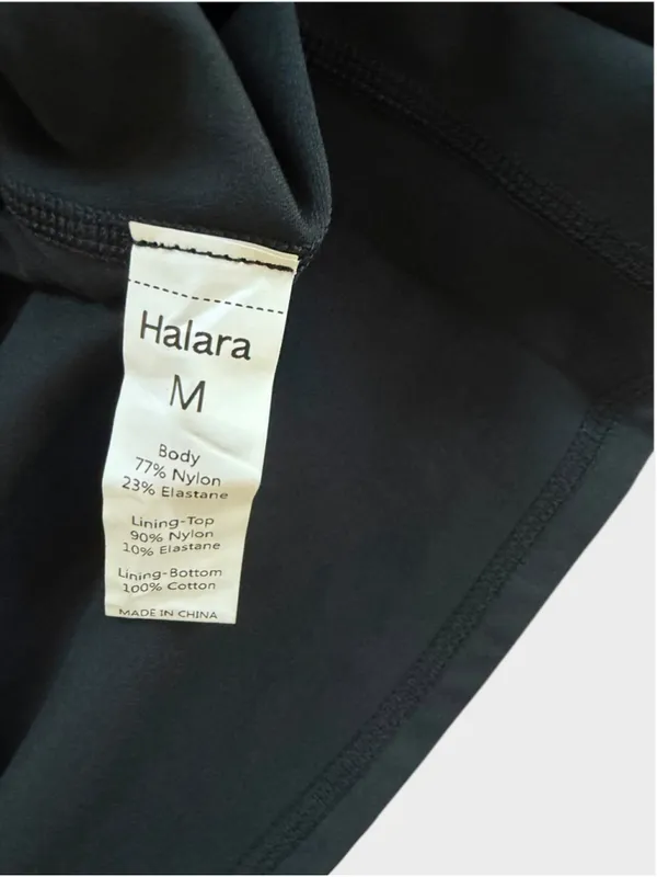 Size M Halara Plush Backless Active Dress Easy Peesy in Black - Image 6