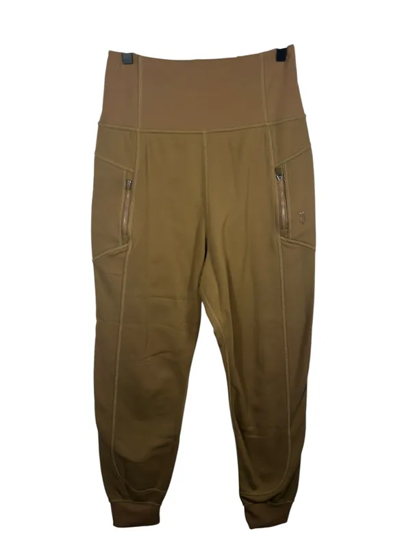 FP Movement Free People Small Brown Fleece Lined‎ Cargo Jogger Pants - Image 2