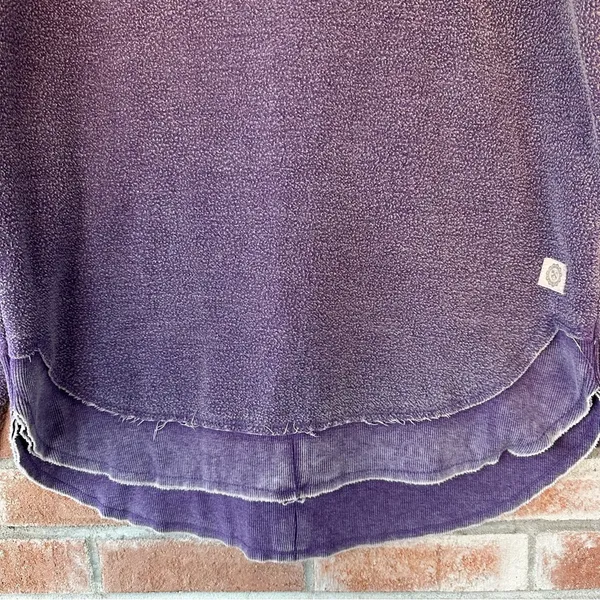 Champion LSU Tigers Crewneck Sweatshirt Distressed Womens Medium Oversized Purple College - Image 3