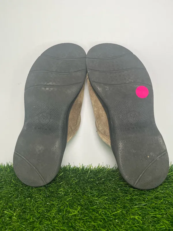 Ariat Women’s Leather Suede Slide Sandals Size 6B Brown Comfort Mule Western - Image 8