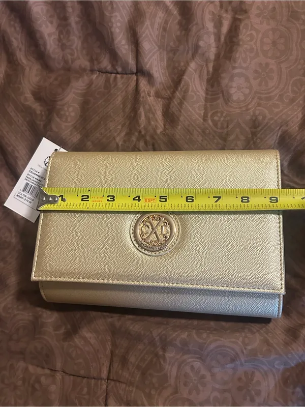 Christian LaCroix Cxl clutch bag with chain - Image 7