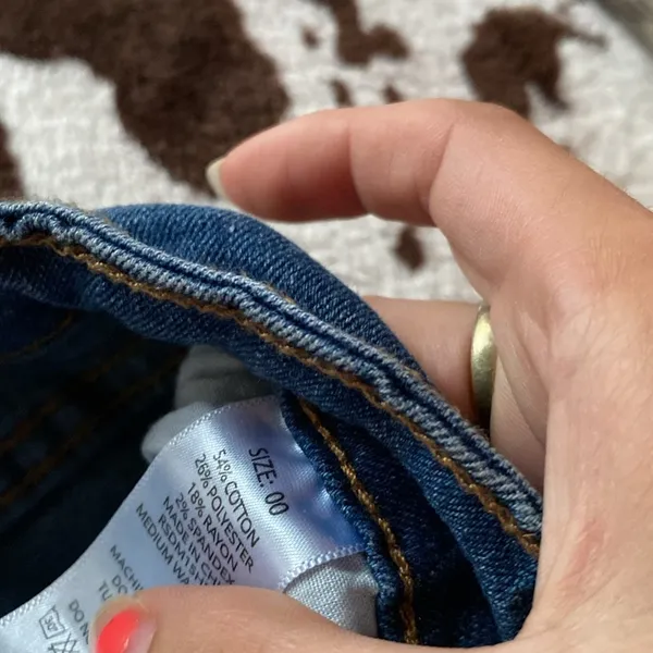 Flared Jeans Blue Size 00 - Image 5